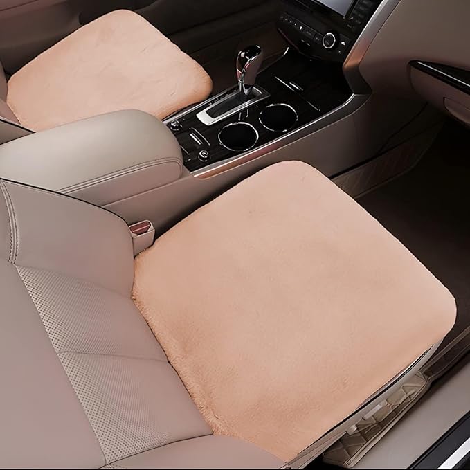 PlushEase™ Non-Slip Furry Car Cushion Cover