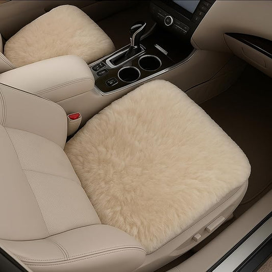 PlushEase™ Non-Slip Furry Car Cushion Cover
