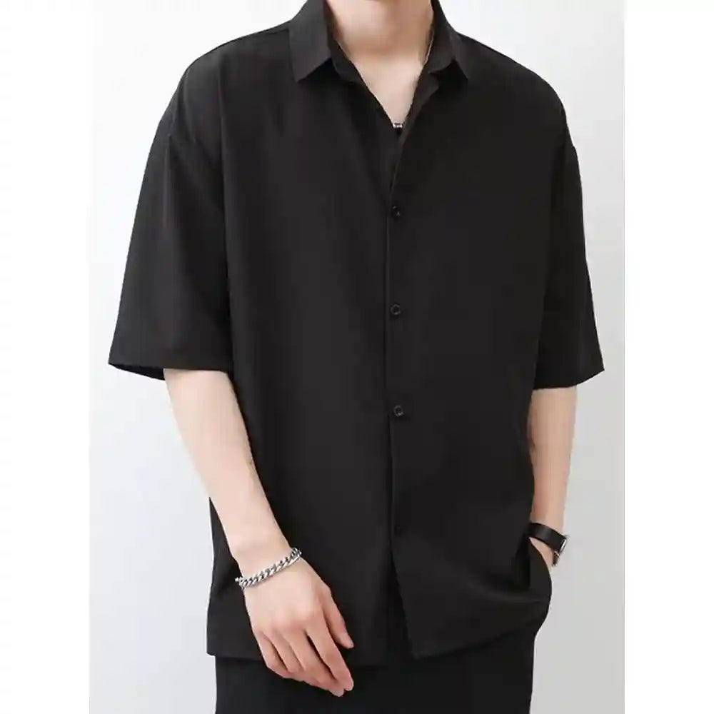 K-Flex Oversized Signature Shirts – Pack of 3 (Black + White + Beige)
