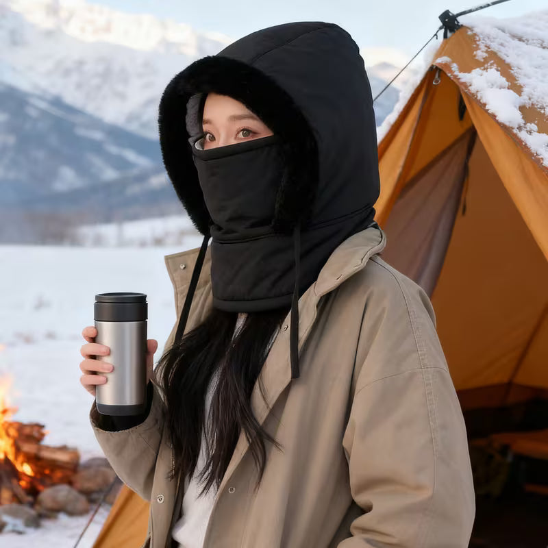 FrostLock™ UltraWarm Windproof Hooded Fleece Scarf- Pack of 2