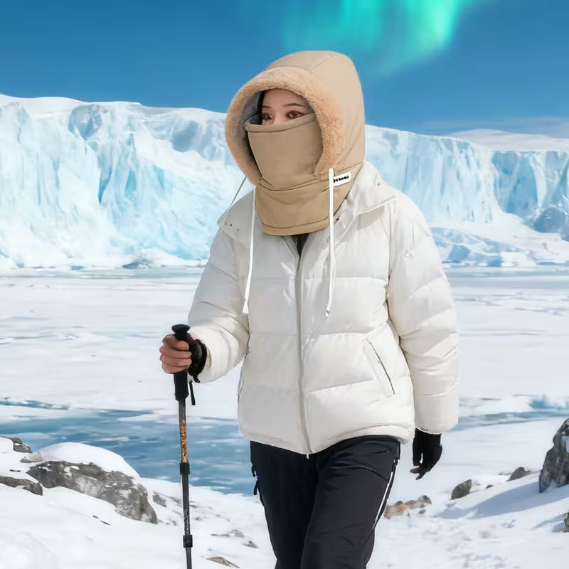 FrostLock™ UltraWarm Windproof Hooded Fleece Scarf- Pack of 2