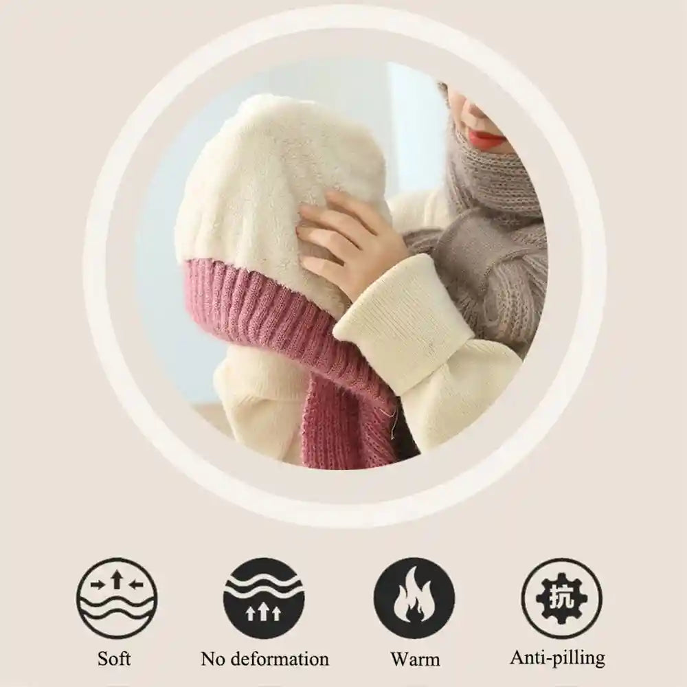 FleeceShield Full-Cover Cap & Scarf- Pack of 2