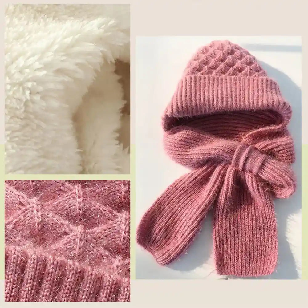 FleeceShield Full-Cover Cap & Scarf- Pack of 2